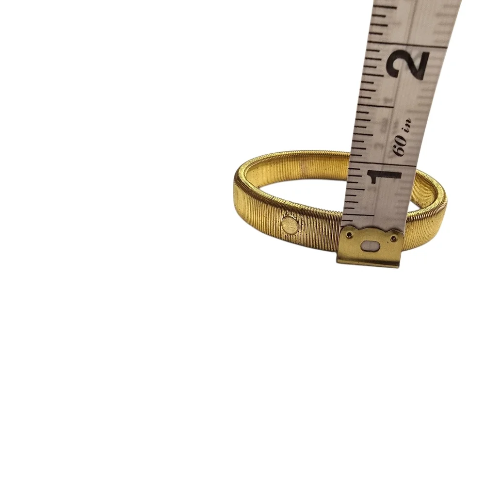 Gold Tone Stretch Bracelet